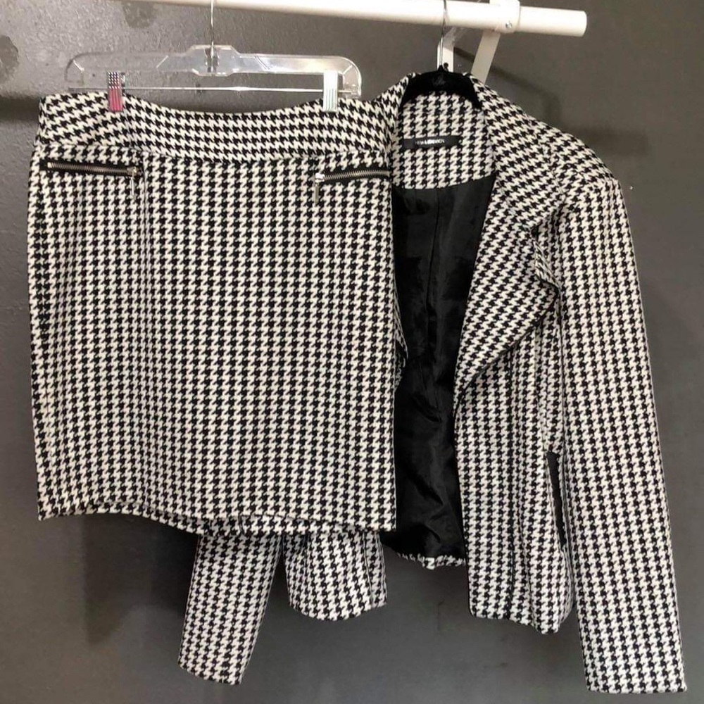 Two piece skirt suit